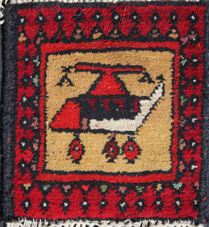 War Rug shown at Exhibition