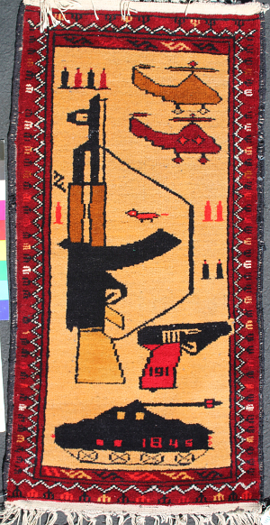 War Rug shown at Exhibition