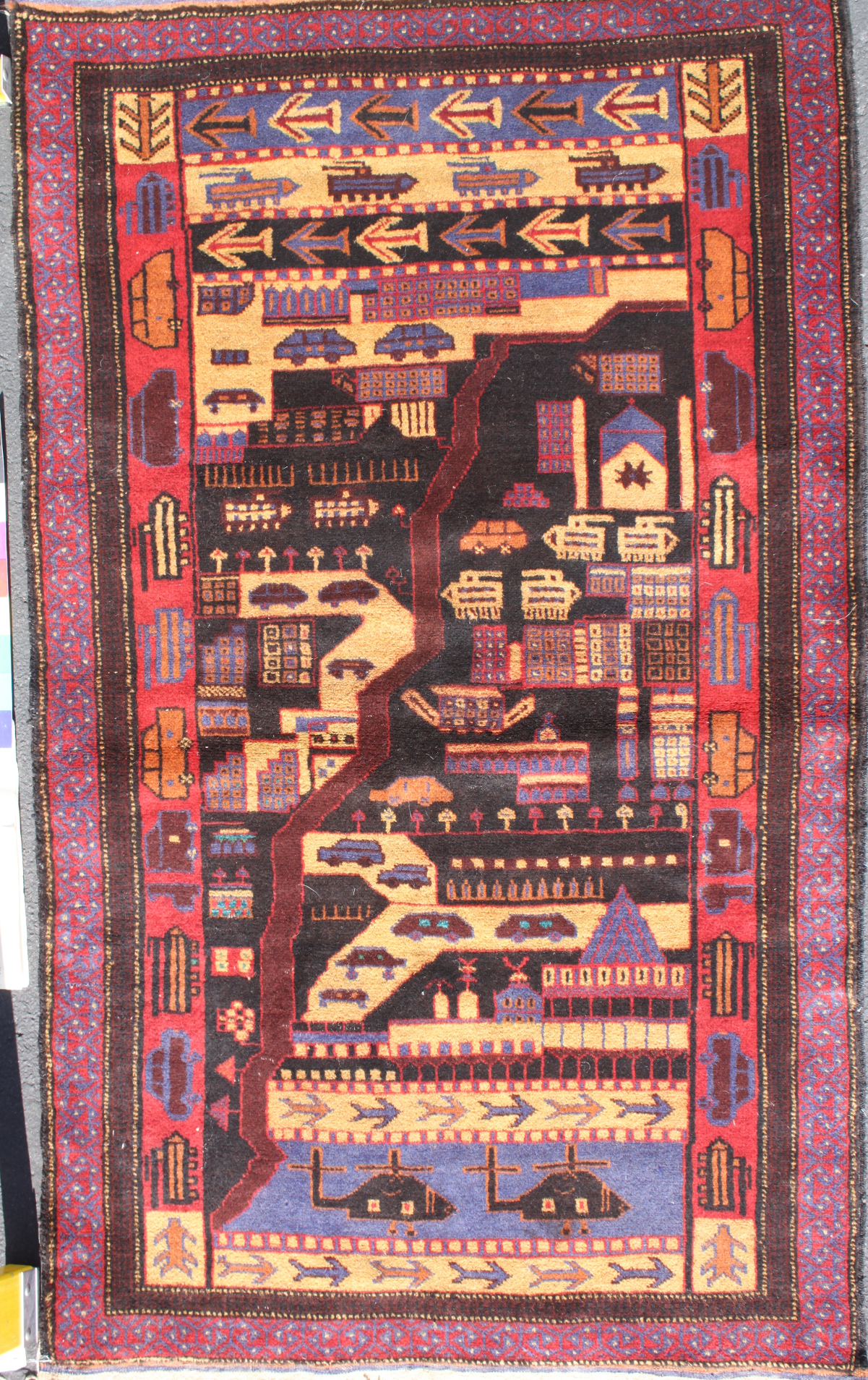 For sale: Afghan War Rug or Conflict Carpet