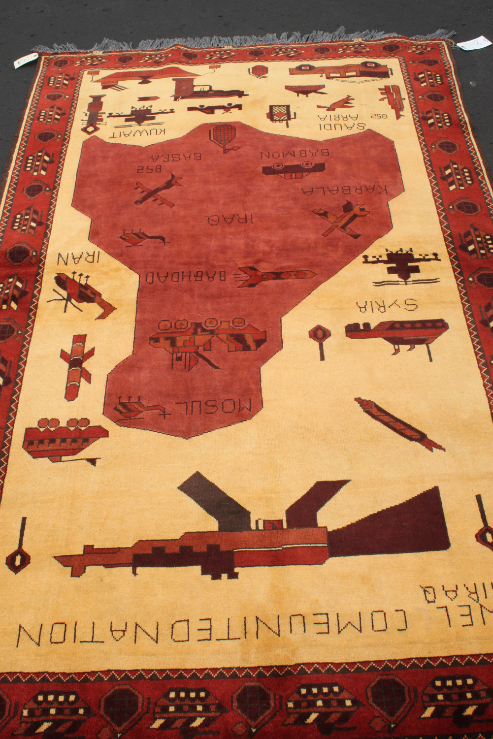 For sale: Afghan War Rug or Conflict Carpet