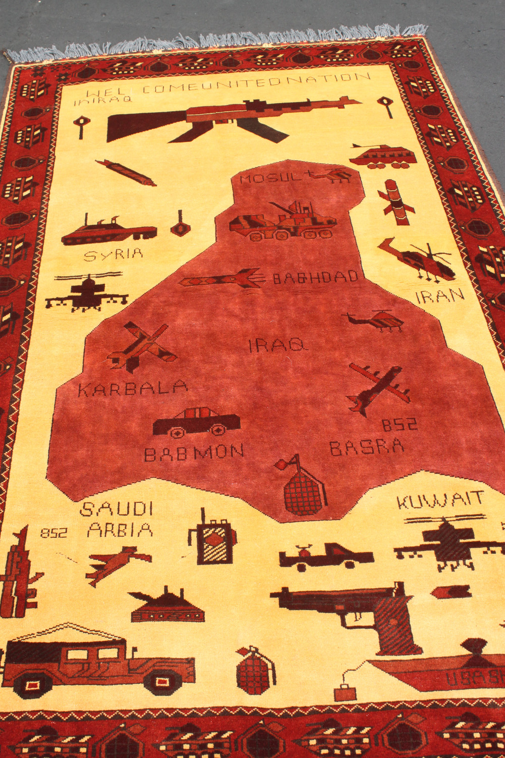 For sale: Afghan War Rug or Conflict Carpet