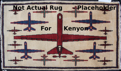 War Rug shown at Exhibition