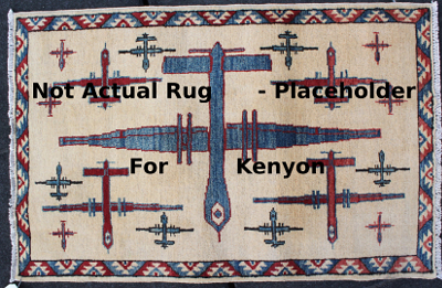 War Rug shown at Exhibition