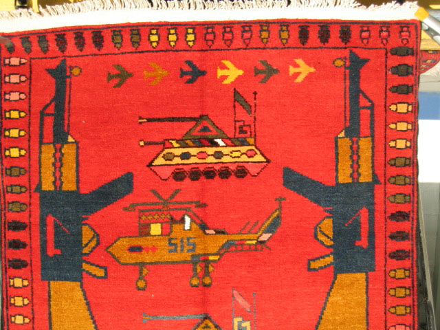 For sale: Afghan War Rug or Conflict Carpet