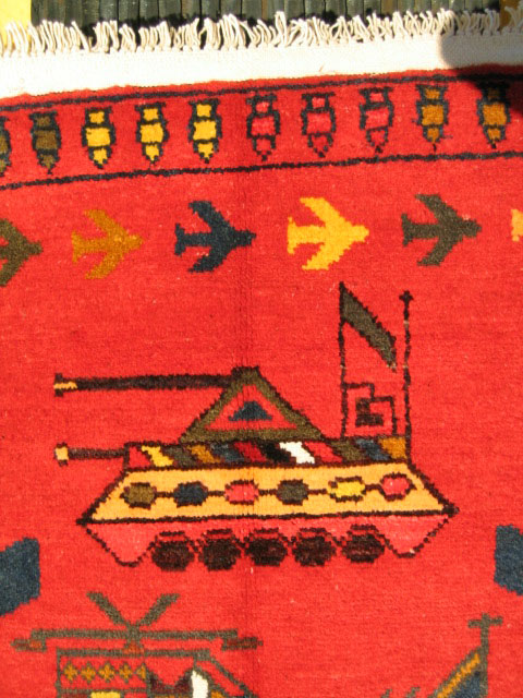 For sale: Afghan War Rug or Conflict Carpet