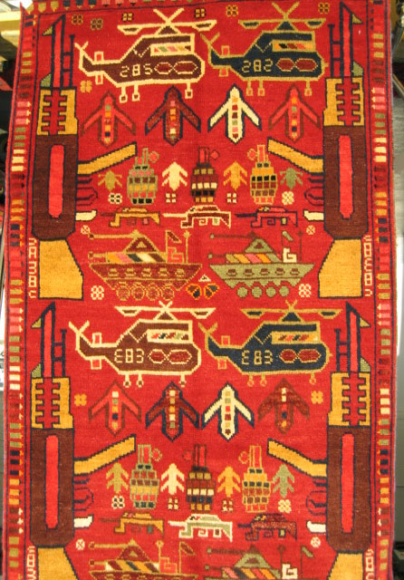 For sale: Afghan War Rug or Conflict Carpet