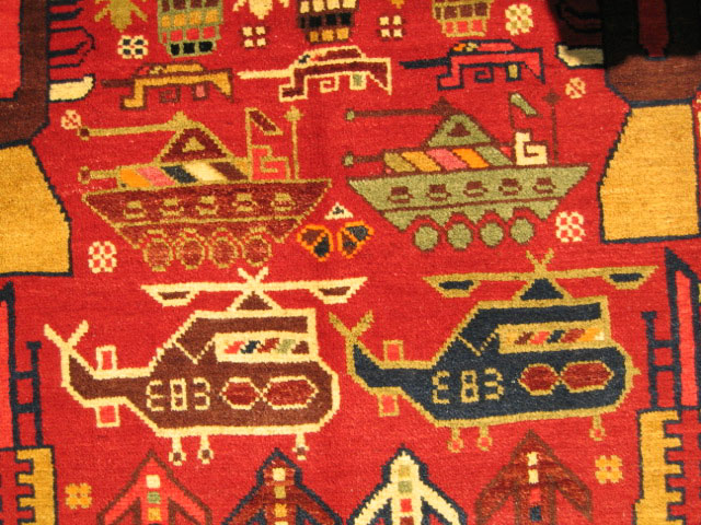 For sale: Afghan War Rug or Conflict Carpet