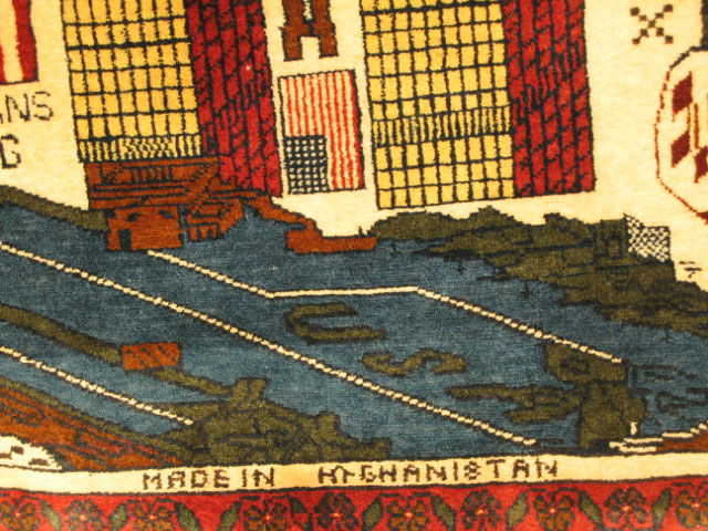 For sale: Afghan War Rug or Conflict Carpet