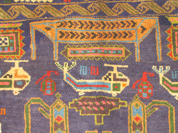 For sale: Afghan War Rug or Conflict Carpet
