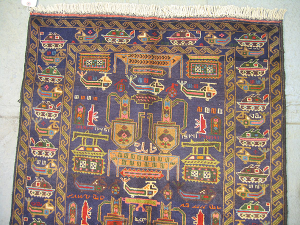 For sale: Afghan War Rug or Conflict Carpet