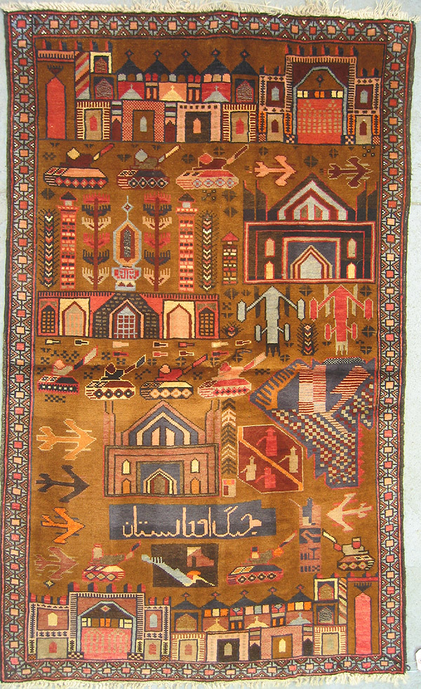 For sale: Afghan War Rug or Conflict Carpet