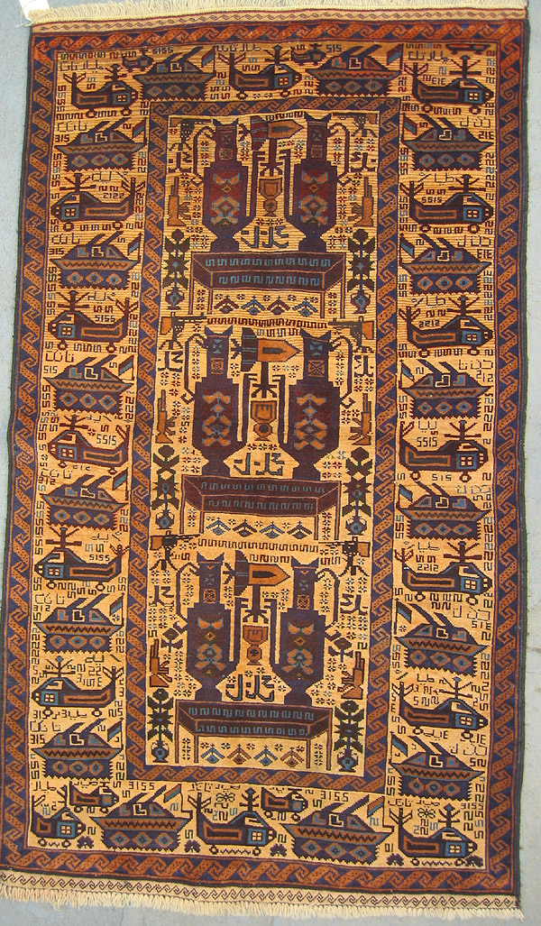 For sale: Afghan War Rug or Conflict Carpet