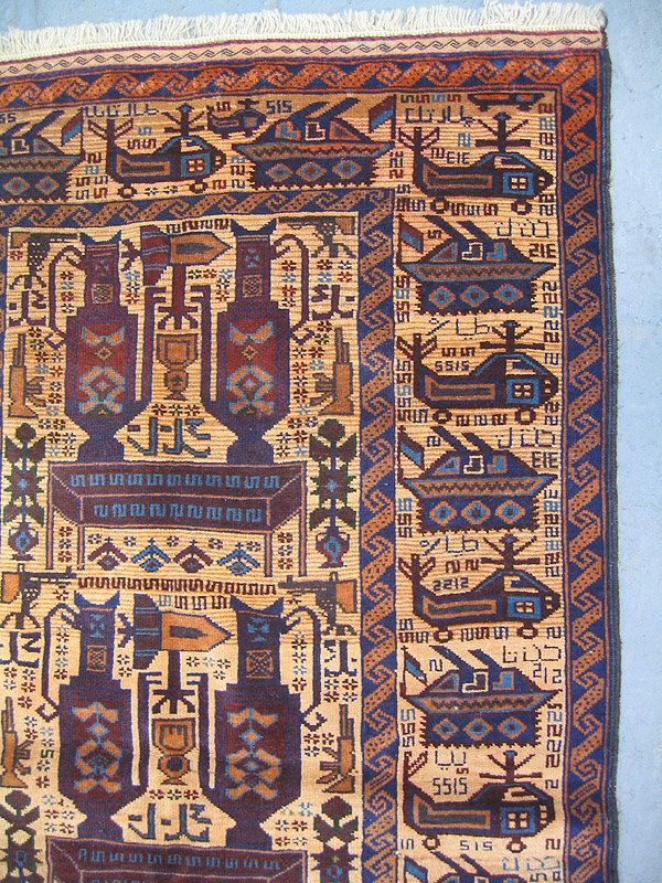 For sale: Afghan War Rug or Conflict Carpet