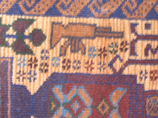 For sale: Afghan War Rug or Conflict Carpet