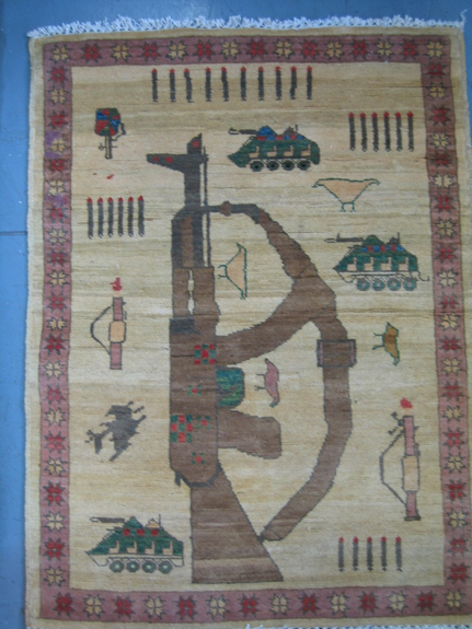 For sale: Afghan War Rug or Conflict Carpet