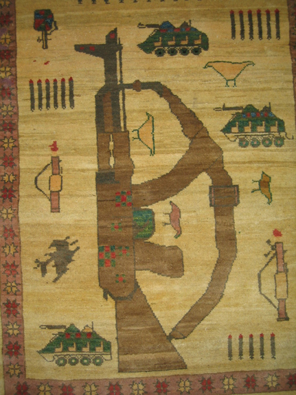 For sale: Afghan War Rug or Conflict Carpet