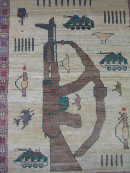 For sale: Afghan War Rug or Conflict Carpet