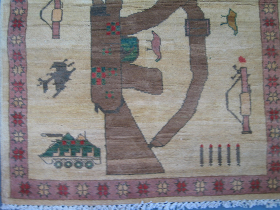 For sale: Afghan War Rug or Conflict Carpet