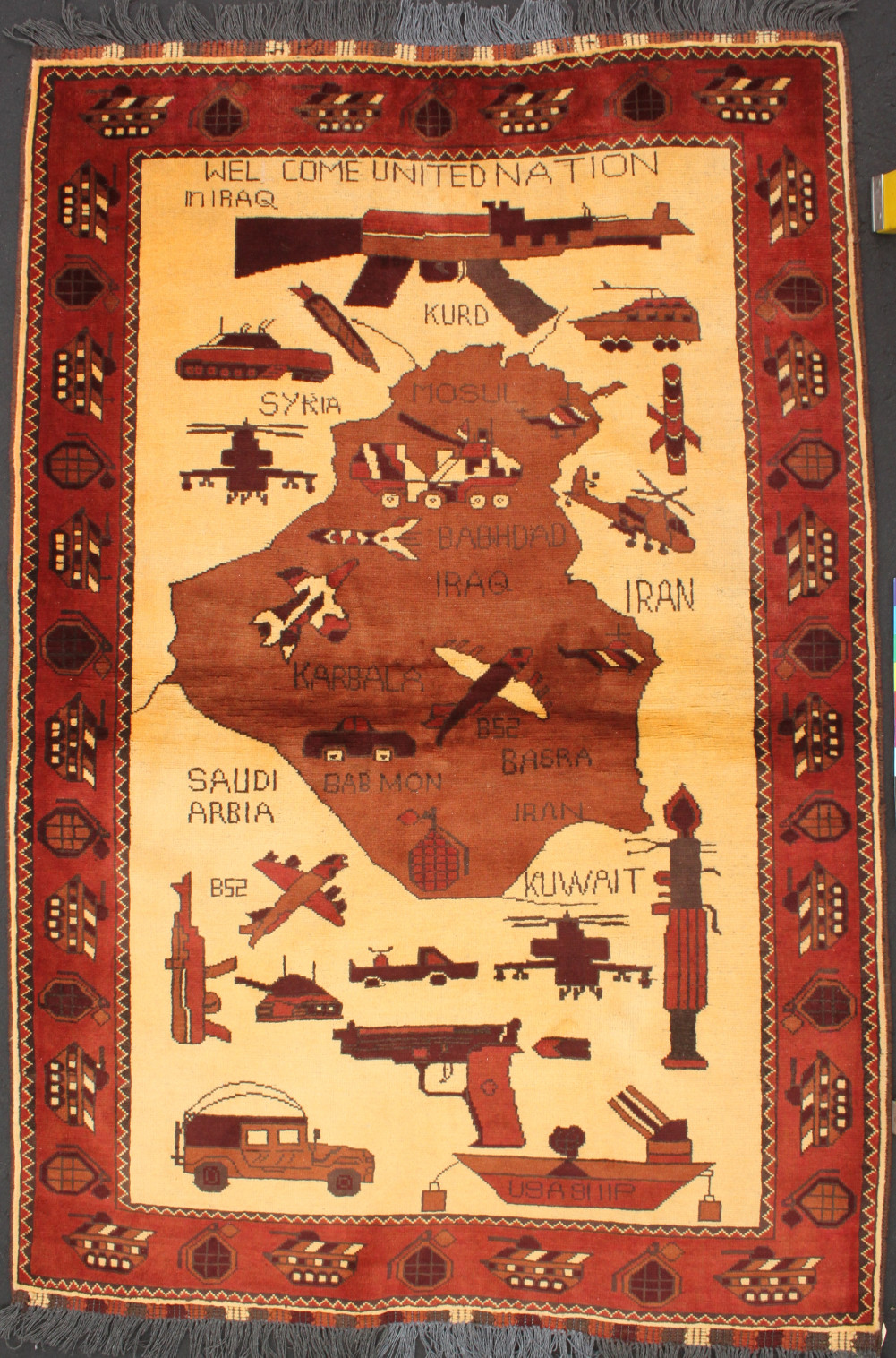 For sale: Afghan War Rug or Conflict Carpet