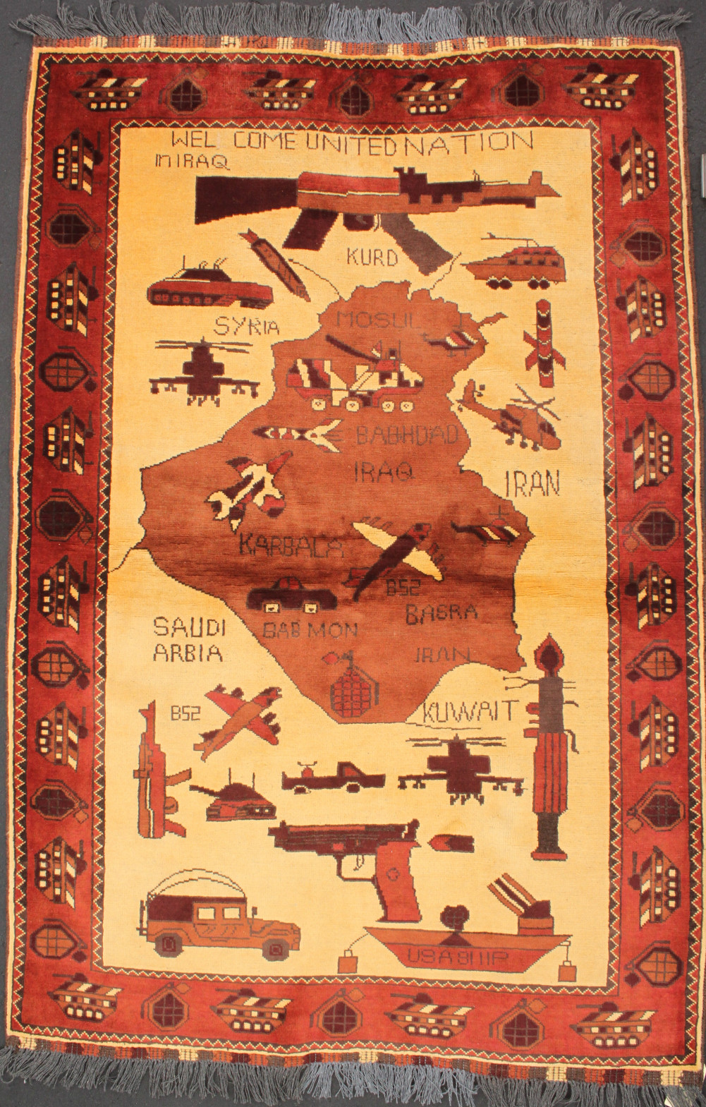 For sale: Afghan War Rug or Conflict Carpet