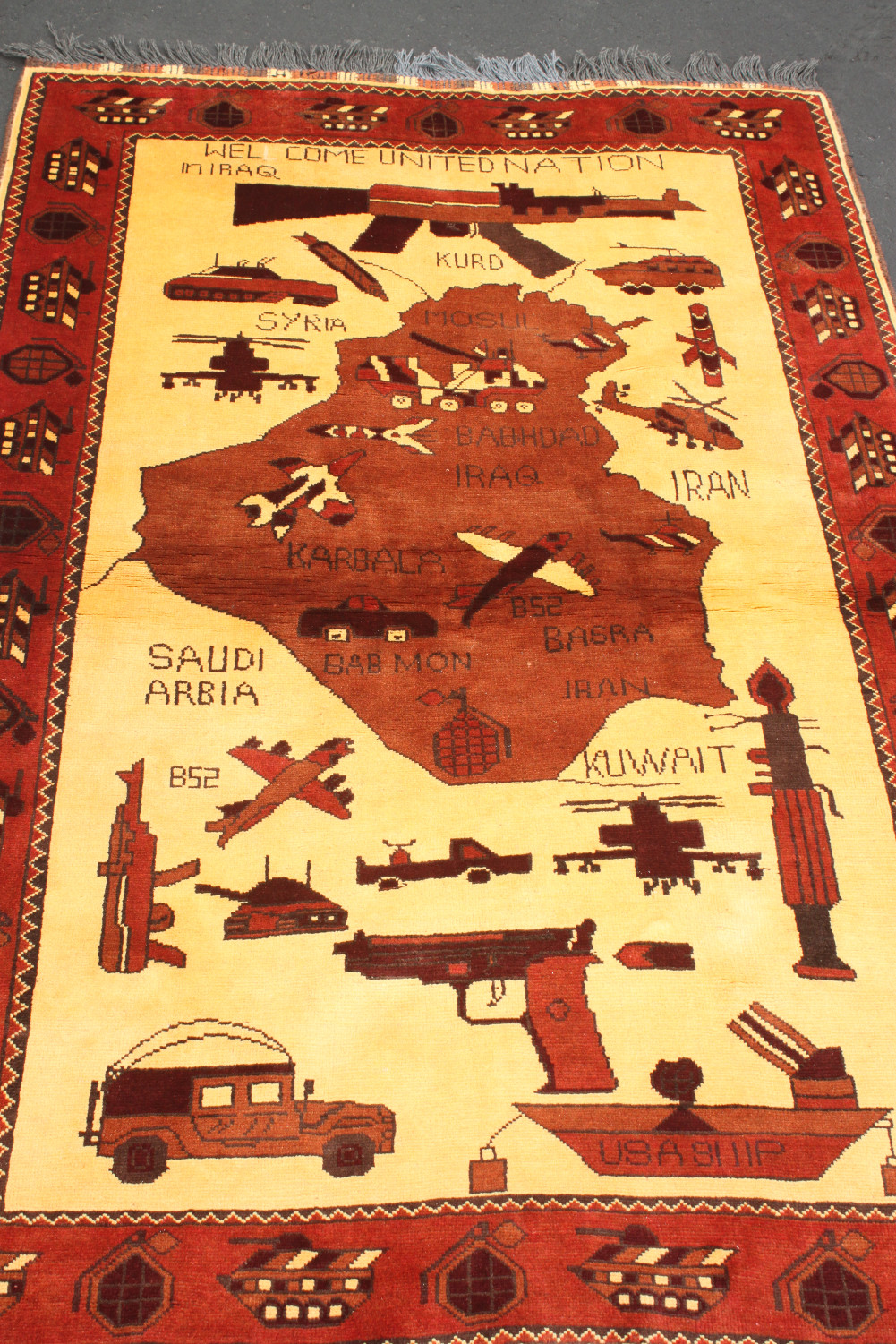 For sale: Afghan War Rug or Conflict Carpet