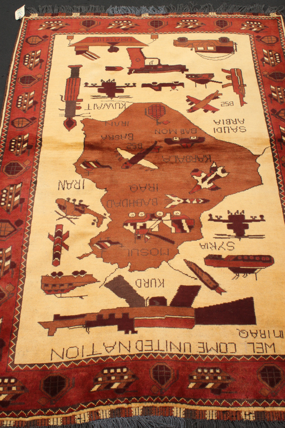 For sale: Afghan War Rug or Conflict Carpet