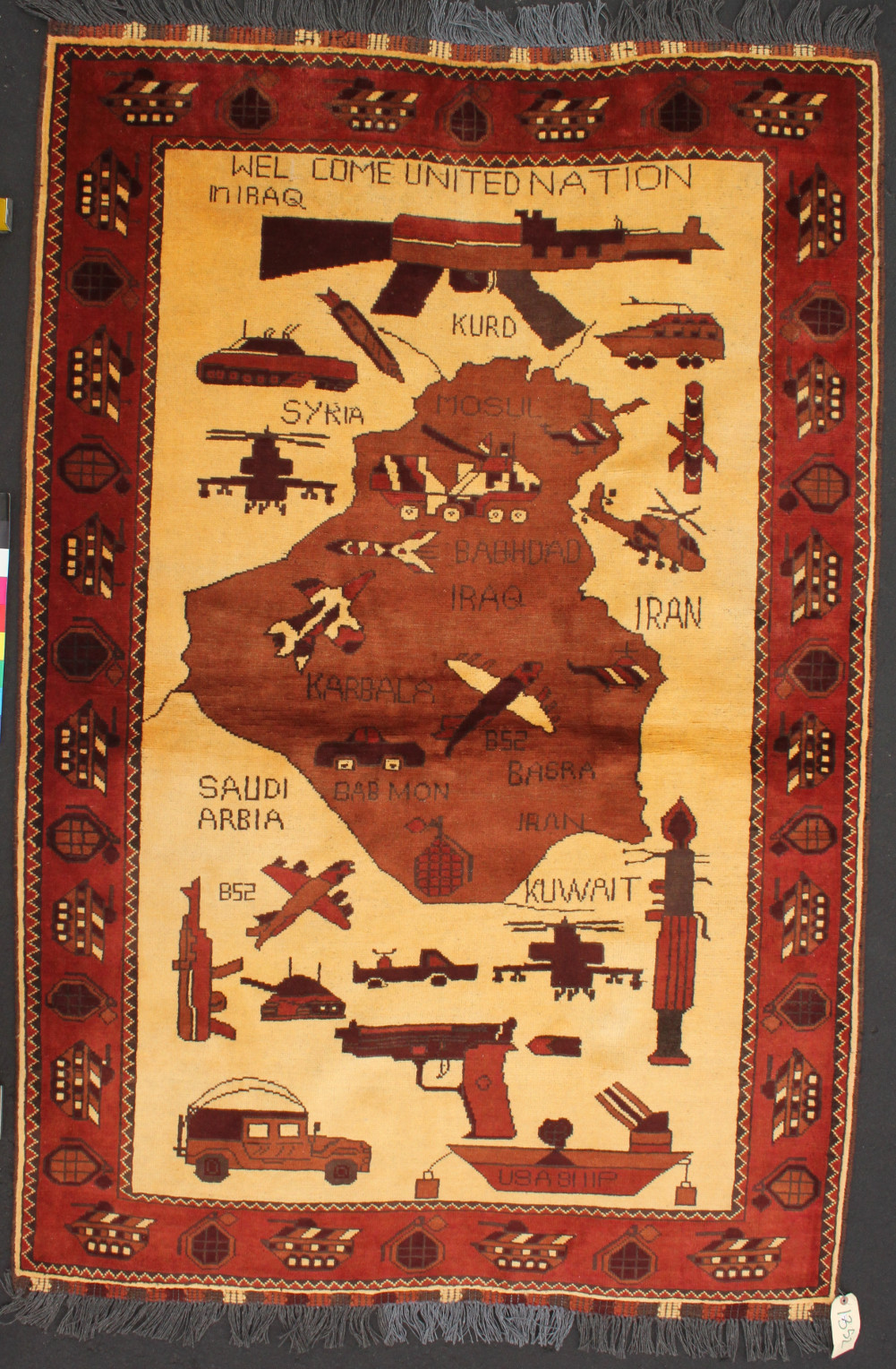 For sale: Afghan War Rug or Conflict Carpet