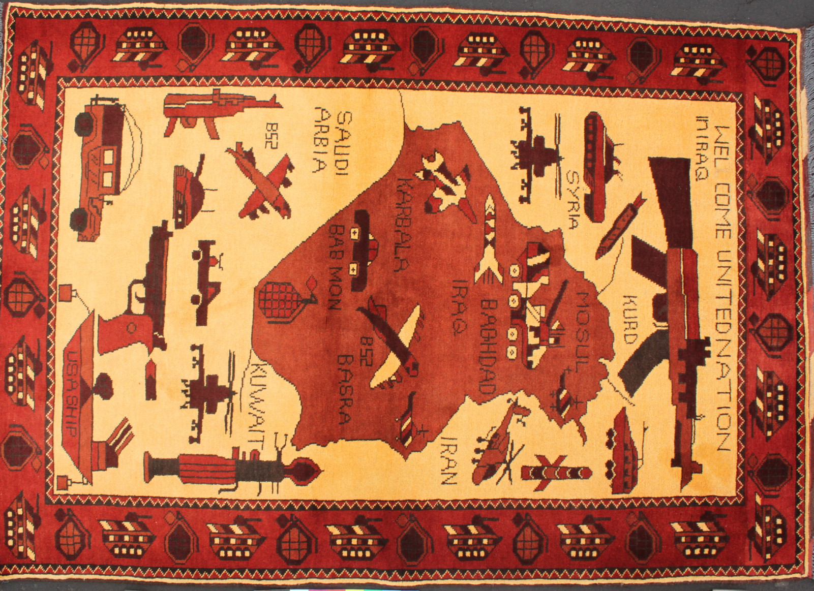 For sale: Afghan War Rug or Conflict Carpet