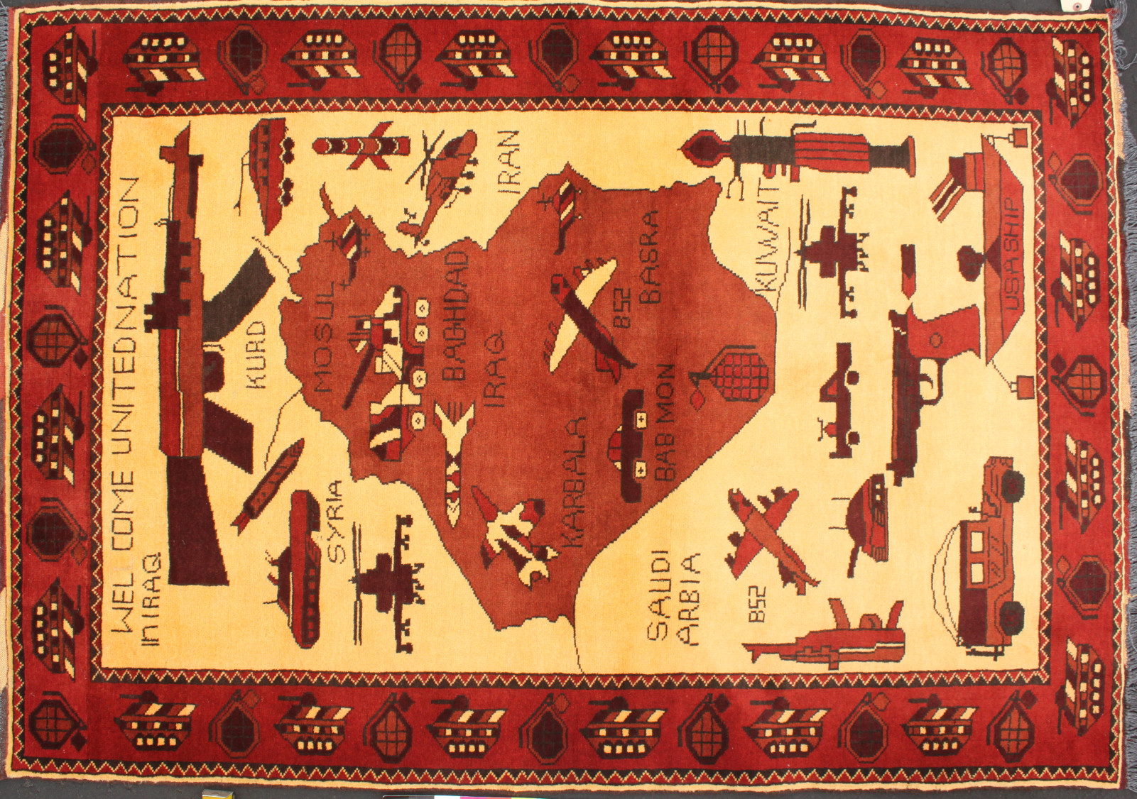 For sale: Afghan War Rug or Conflict Carpet