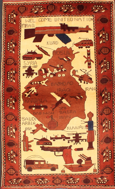 War Rug shown at Exhibition