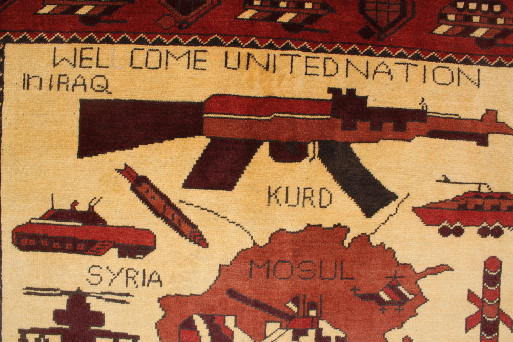 For sale: Afghan War Rug or Conflict Carpet