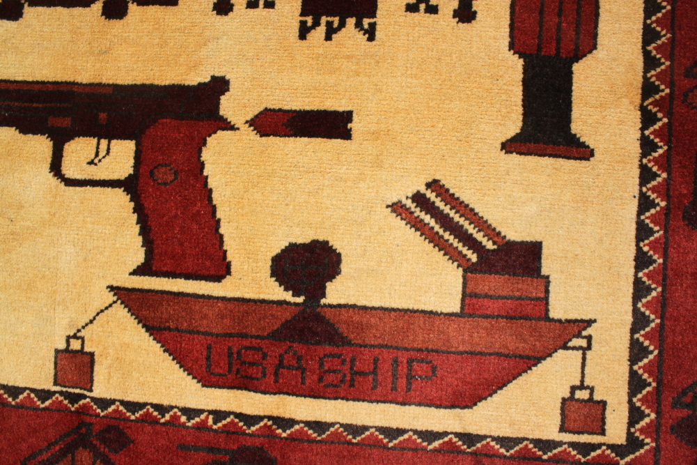 For sale: Afghan War Rug or Conflict Carpet