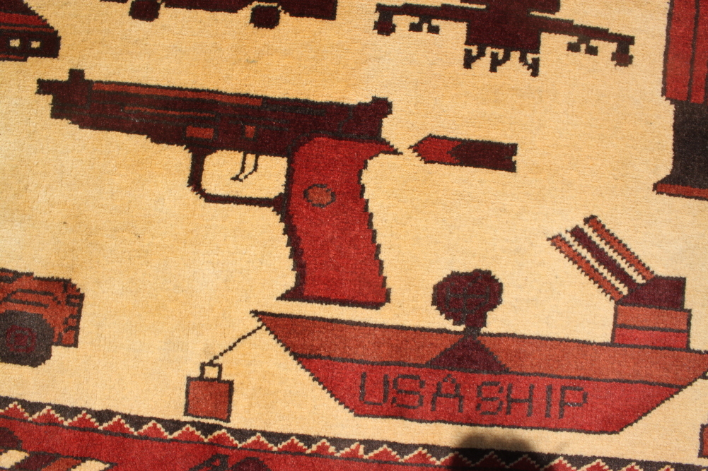 For sale: Afghan War Rug or Conflict Carpet