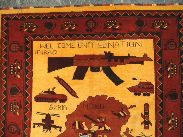 For sale: Afghan War Rug or Conflict Carpet