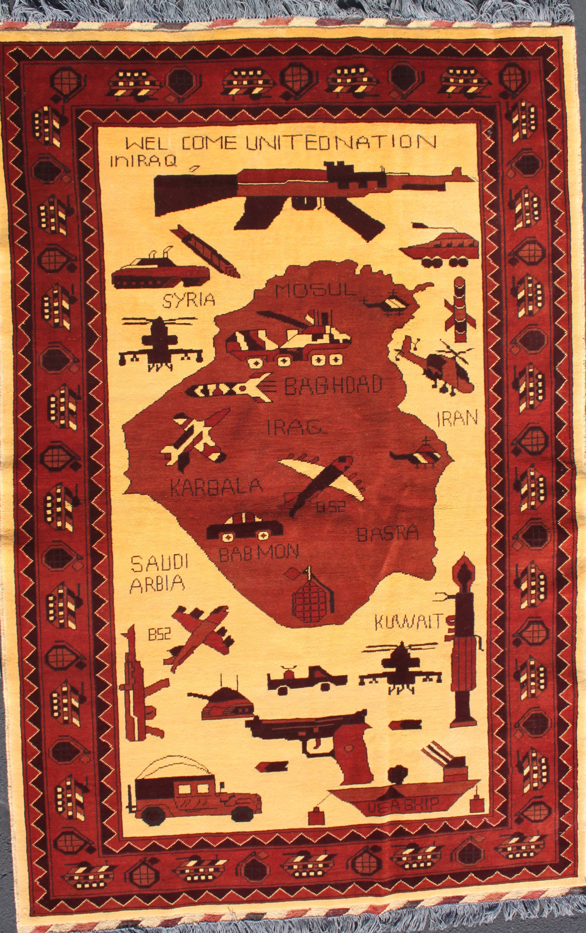 For sale: Afghan War Rug or Conflict Carpet