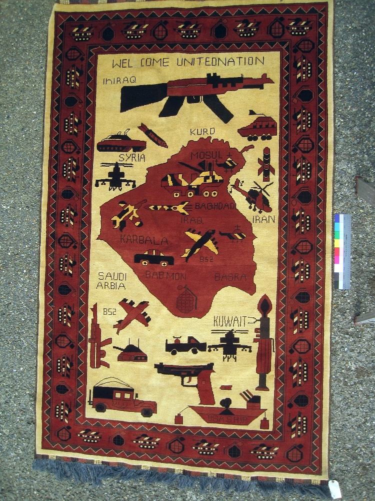 For sale: Afghan War Rug or Conflict Carpet