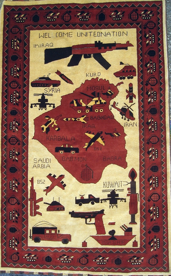 For sale: Afghan War Rug or Conflict Carpet