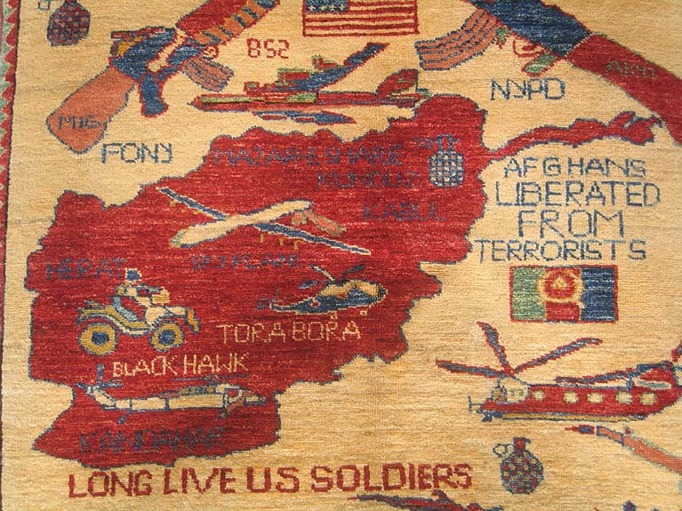 For sale: Afghan War Rug or Conflict Carpet