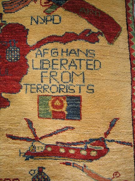 For sale: Afghan War Rug or Conflict Carpet