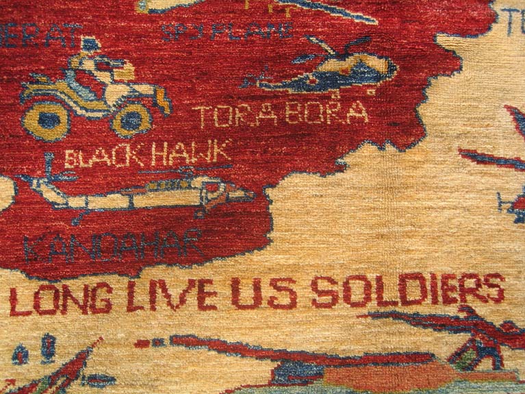 For sale: Afghan War Rug or Conflict Carpet