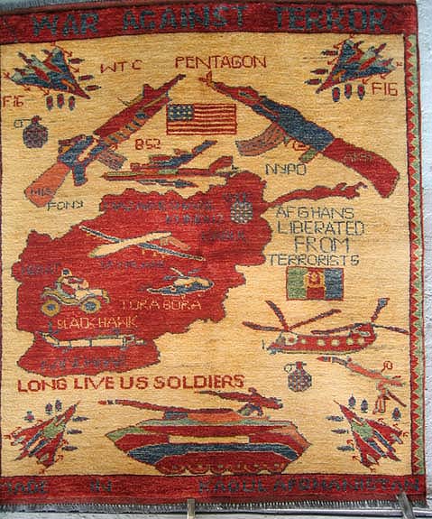 For sale: Afghan War Rug or Conflict Carpet