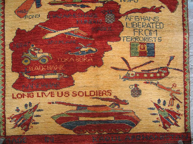 For sale: Afghan War Rug or Conflict Carpet