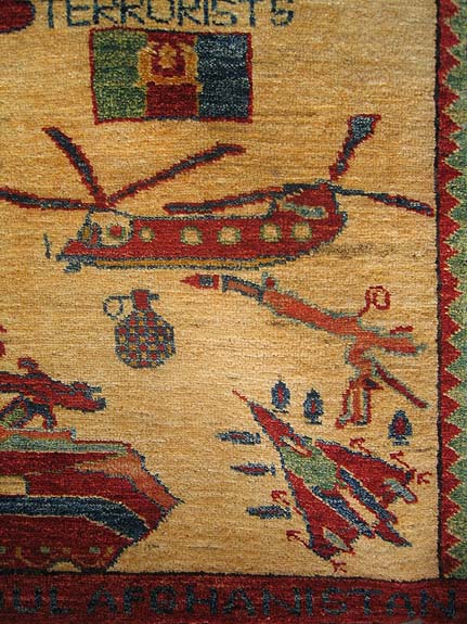 For sale: Afghan War Rug or Conflict Carpet