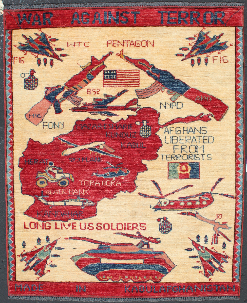 For sale: Afghan War Rug or Conflict Carpet