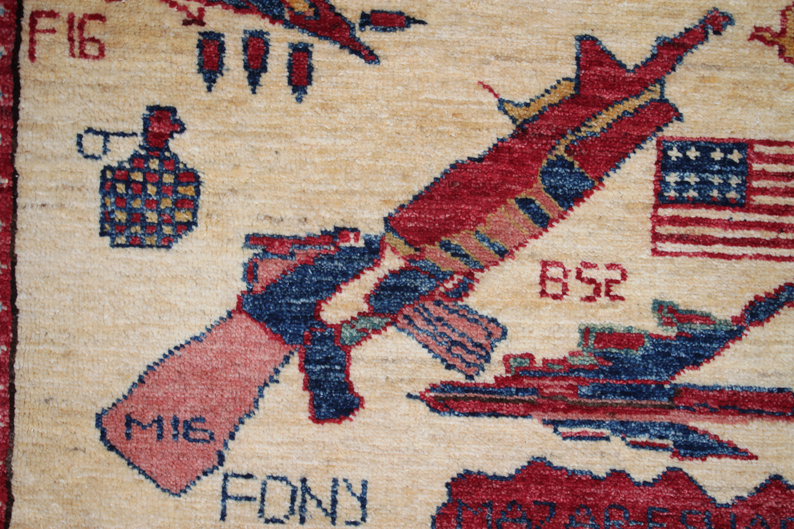 For sale: Afghan War Rug or Conflict Carpet