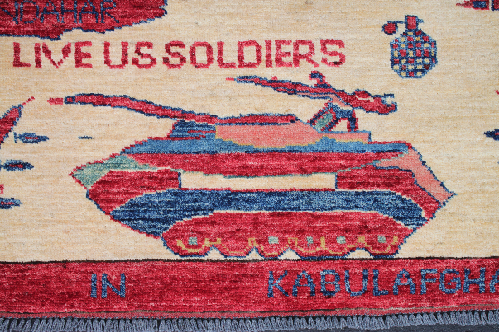 For sale: Afghan War Rug or Conflict Carpet