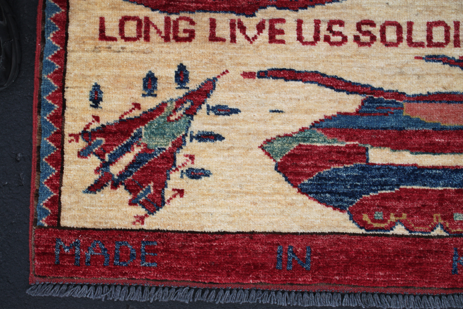 For sale: Afghan War Rug or Conflict Carpet