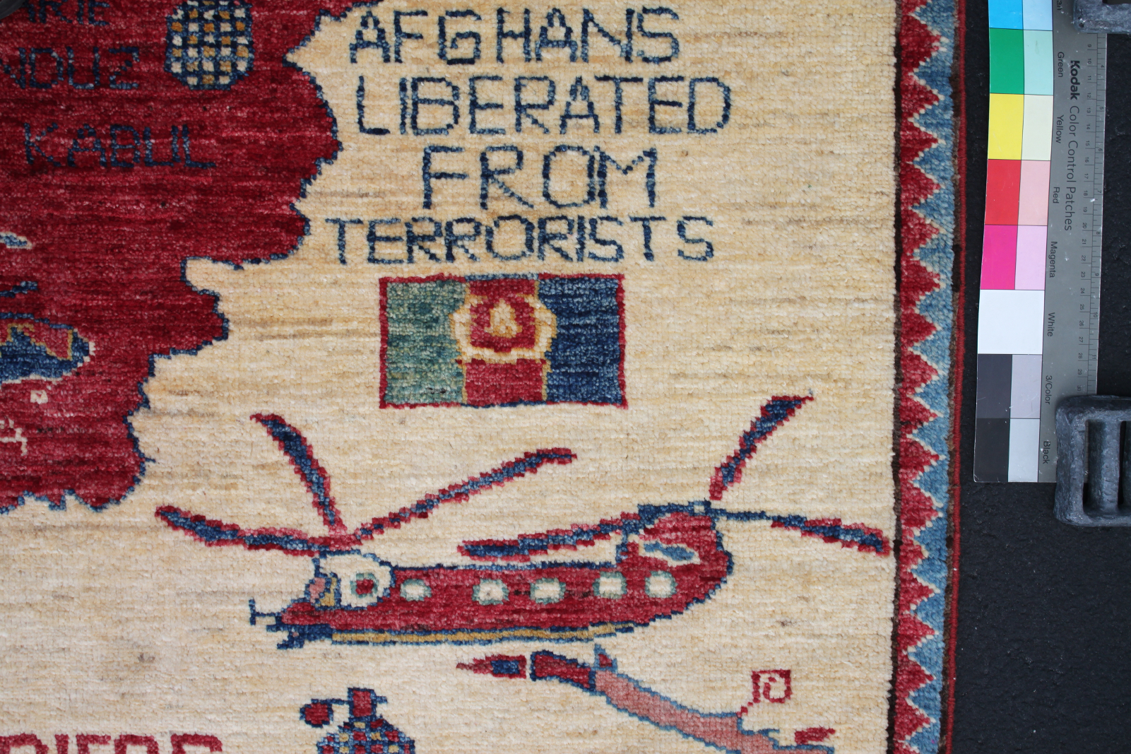 For sale: Afghan War Rug or Conflict Carpet