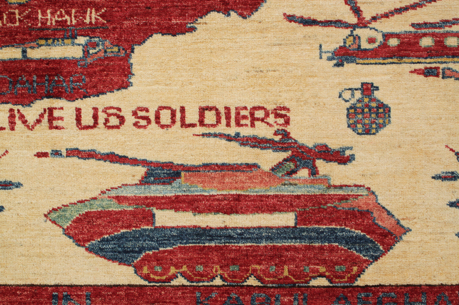 For sale: Afghan War Rug or Conflict Carpet