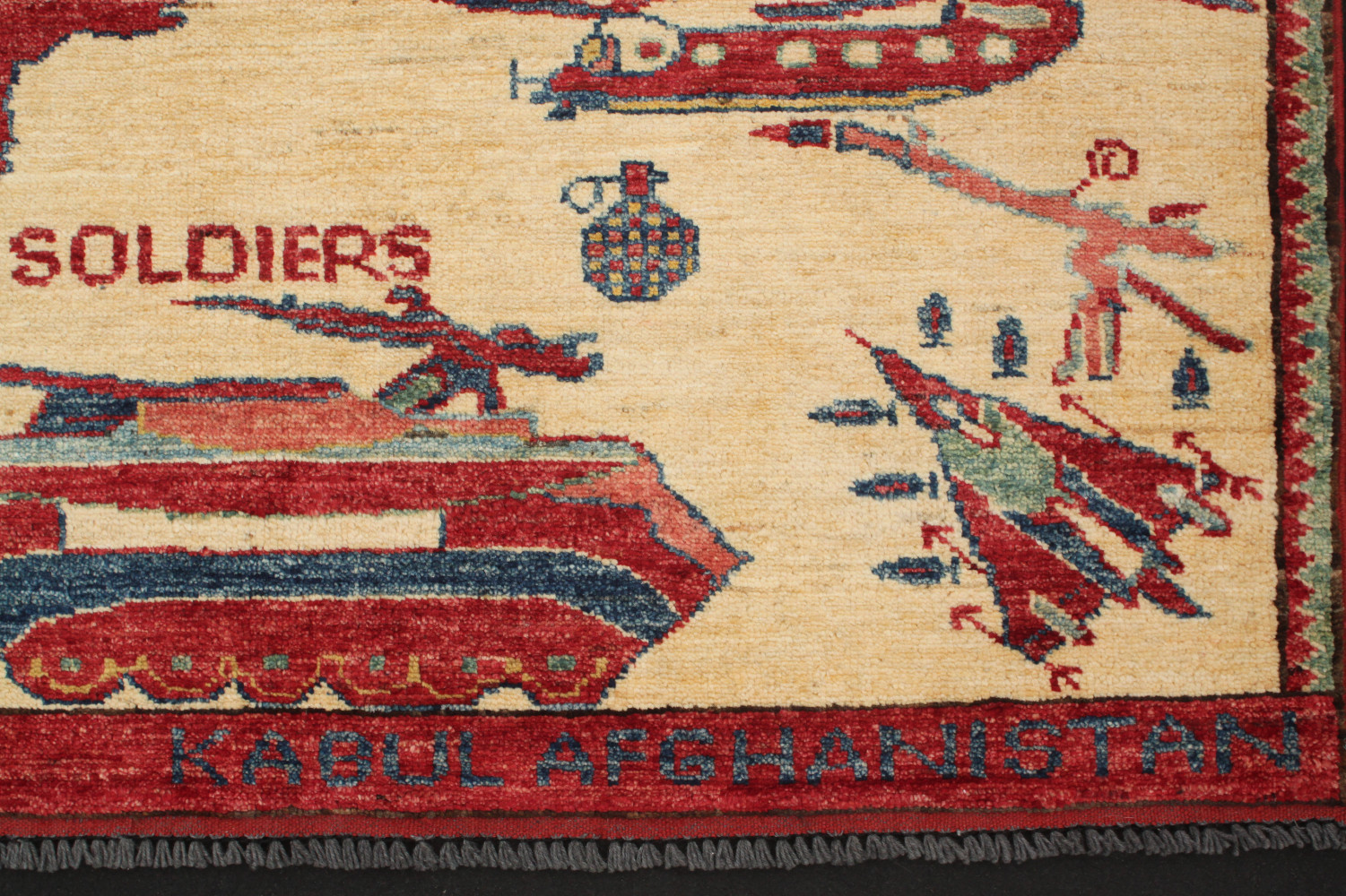 For sale: Afghan War Rug or Conflict Carpet